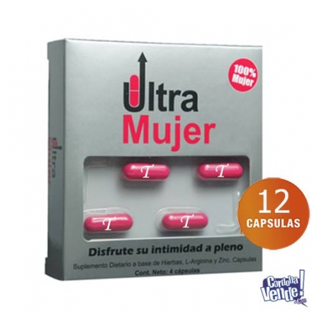 Ultra Mujer x 12 Cap 100% Original. THE ATICO- Sex Shop Man en Argentina Vende