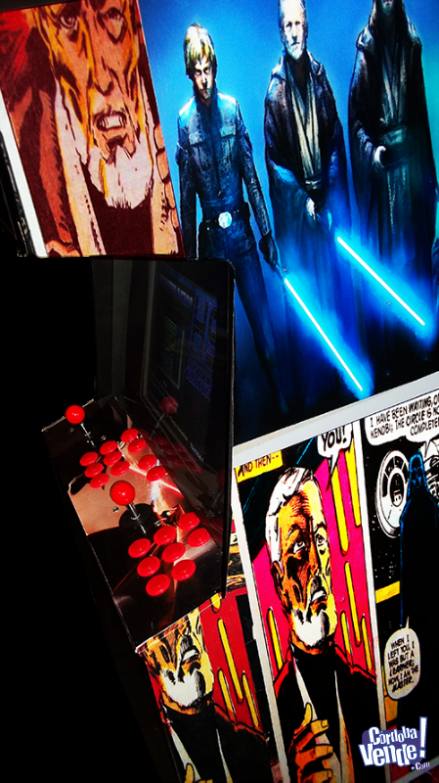 Videojuego Arcade multijuego Starwars ploteo a gusto