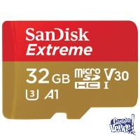 Memoria MicroSDHC SanDisk Extreme 32GB Clase 10 100MB/S 4K