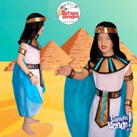 Disfraz de Cleopatra o Egipcia para niña