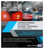 LIMPIEZA DE INTERIORES Y PULIDOS DE CARROCER�AS DE AUTOMOTORES Y CAMIONES