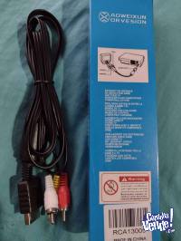 Cable de Imagen para PS2 Audio Video 1.5m PS2 a RCA