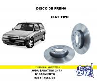 DISCO Y PASTILLAS DE FRENO FIAT TIPO