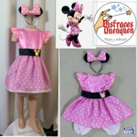 Vestido de Minnie  para niñas.