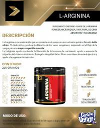 L- Arginina Body Advance 200 Gr Vasodilatador Pre Work