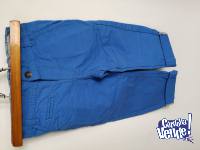Pantalón gabardina azul