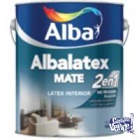 Latex Albalatex 2en1 interior Blanco Mate 1lts- COLORMIX