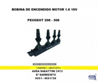 BOBINA ENCENDIDO PEUGEOT 208 - 308 1.6 16V