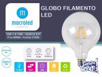 Globo Filamento LED 8w = 75w E27 Macroled DECO DIMERIZABLE