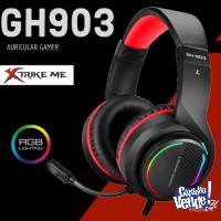 Auricular Gamer Xtrike-me Hp-903 Conector Usb Mic Luces Rgb