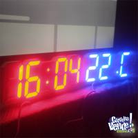 Reloj Digital Led Despertador De Pared De Mesa