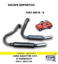 ESCAPE FIAT 600 ORIGINAL Y DEPORTIVO