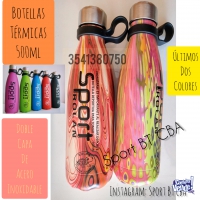 Botellas térmicas Rolan multicolor y lisas 500ML