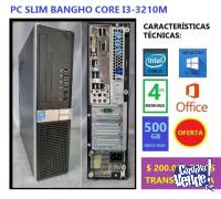PC DE ESCRITORIO SLIM MARCA BANGHO CORE I3 - SUPER OFERTA!