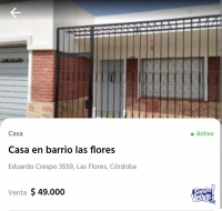 CASA BARRIO LAS FLORES