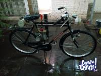 Bicicleta Tipo Inglesa varillera con Motor a rodillo Nacional