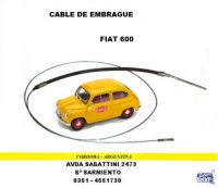 CABLE DE EMBRAGUE FIAT 600