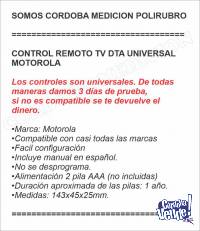 CONTROL REMOTO TV DTA UNIVERSAL MOTOROLA