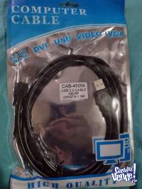 Cables Varios Tipos (C, MicroUSB o V8, IP, MiniUSB o V3)