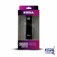 Cargador Portátil Soul Power Bank 2600 Mah Batería Celular