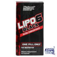 LIPO 6 Black ULTRA CONCENTRATE ONE PILL ONLY x 60 caps