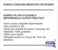 GORRO PILUSO PLEGABLE IMPERMEBALE SUPER PRACTICO