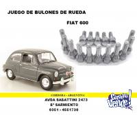 JUEGO BULONES DE RUEDA FIAT 600
