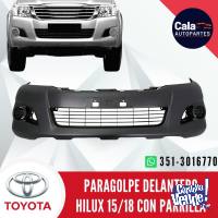 Paragolpes Delantero Toyota Hilux 2015 a 2018 Con Parrilla