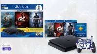 Play Station 1tb + Uncharted 4 + God Of War + Gran Turismo