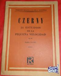 CZERNY 24 ESTUDIOS DE LA PEQUEÑA VELOCIDAD  OP 636   PARA P