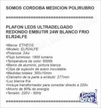 PLAFON LEDS ULTRADELGADO REDONDO EMBUTIR 24W BLANCO FRIO ELR