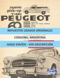 Repuestos originales usados Peugeot 403 T4B, 404