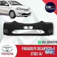 Paragolpes Delantero Toyota Etios 2014 en Adelante