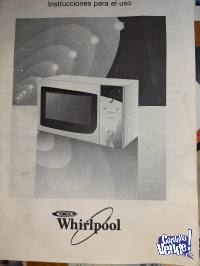 Microondas Whirlpool con grill - MT 243 - 27 lts. con manual