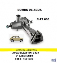 BOMBA DE AGUA FIAT 600