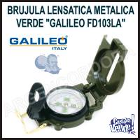 BRUJULA LENSATICA DE MARCHA METALICA VERDE GALILEO FD103LA