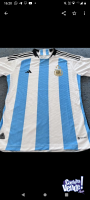 Camiseta argentina 3 estrellas versión jugador 