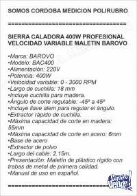 SIERRA CALADORA 400W PROFESIONAL VELOCIDAD VARIABLE MALETIN 