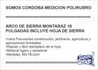 ARCO DE SIERRA MONTARAZ 18 PULGADAS INCLUYE HOJA DE SIERRA