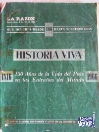 LIBRO LA RAZÓN  HISTORIA VIVA  1816-1966