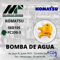BOMBA DE AGUA KOMATSU S6D105 6D105 PC200