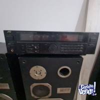 AMPLIFICADOR JVC MODELO RX-204BK Y DOS BAFLES AÑO 1989