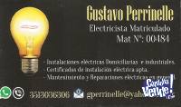 ELECTRICISTA MATRICULADO CAT.III - Córdoba