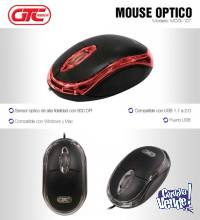 Mouse Óptico Gtc Mog-107 Usb 800 Dpi Pc Notebook Oficina