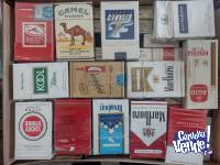 Cajas vacias de cigarrillos Nacionales e importadas