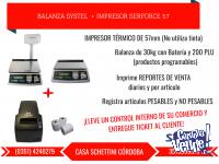 IMPRESOR TÉRMICO TICKET BALANZA SYSTEL SERFORCE 57mm CÓRDO