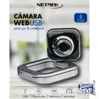 Webcam Netmak 480p Usb Nm Web01 Microfono Zoom Skype Chat