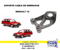SOPORTE CABLE DE EMBRAGUE RENAULT 18
