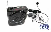 Microfono Con Amplificador Usb Radio Micro Sd Bat Litio 5w