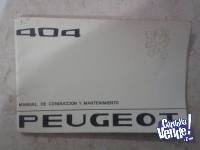 Vendo manual Peugeot  404